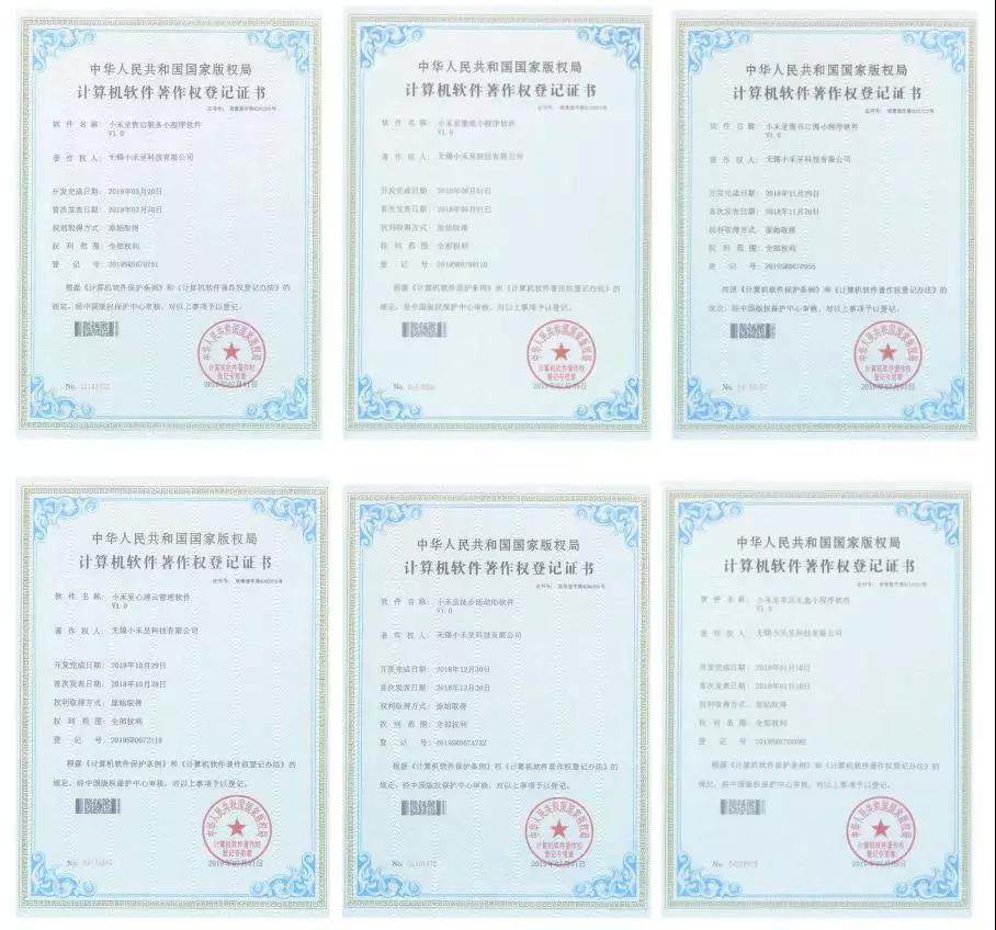 榮獲 6 項軟件(jiàn)著作(zuò)權,無錫守護科技有限公司